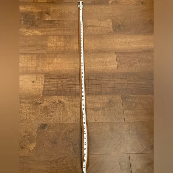 Steve Madden Brown Leather Belt Silver Buckle Reversible Black Men’s L 38/40 NWT - Picture 9 of 10